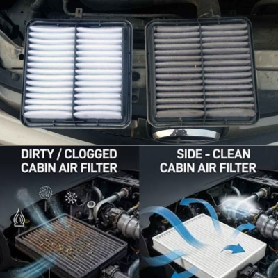 CABIN AIR FILTER & ENGINE AIR FILTER REPLACMENT